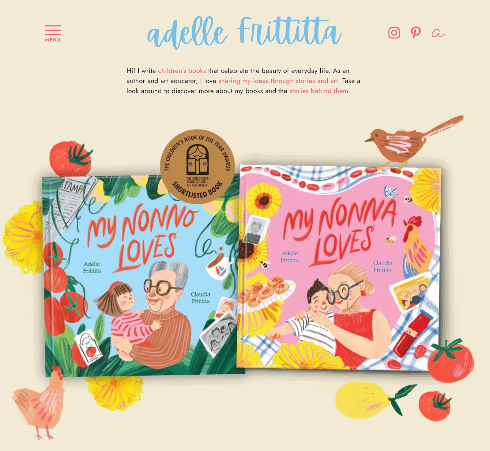 Adelle Frittitta Website