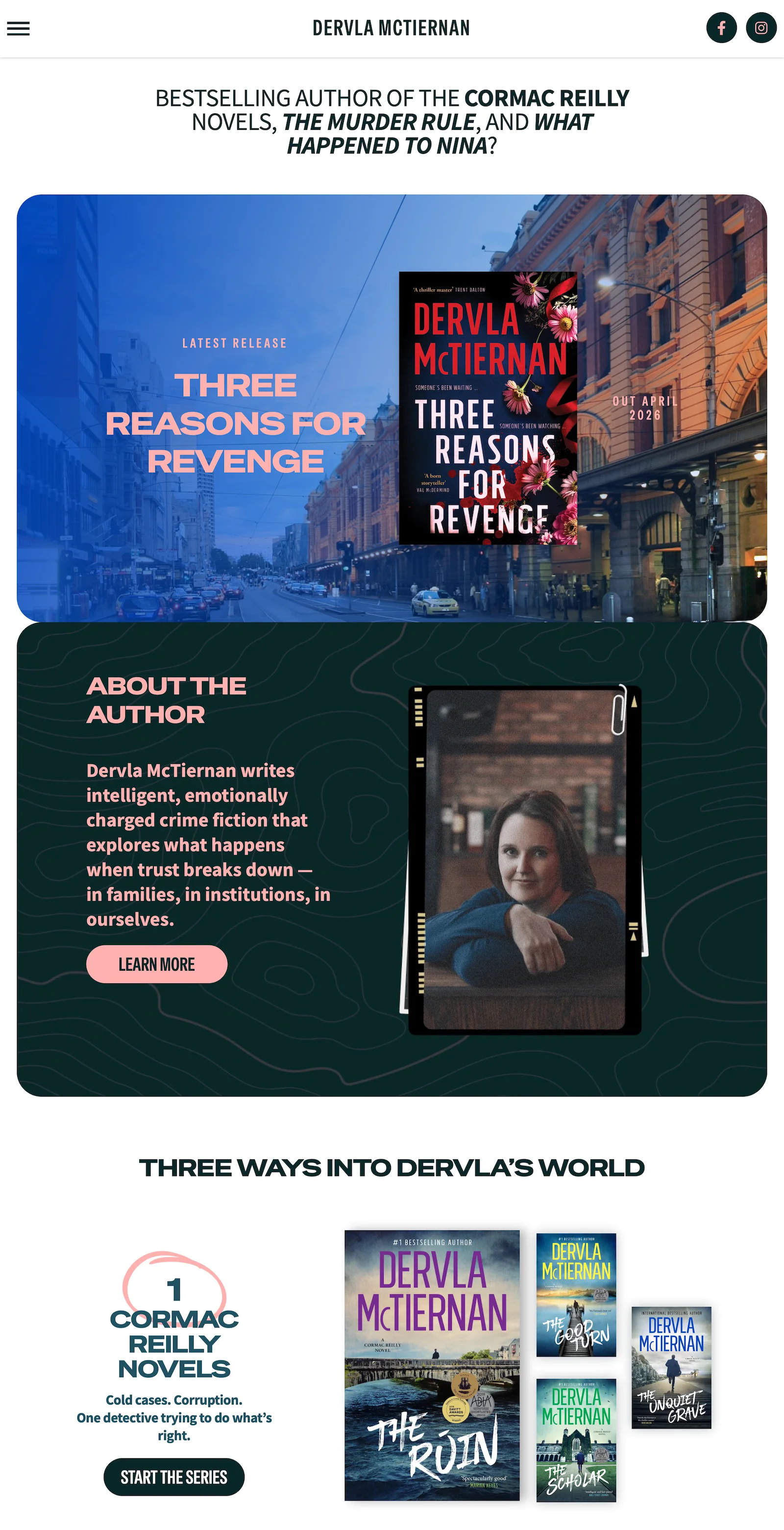 Dervla McTiernan Website