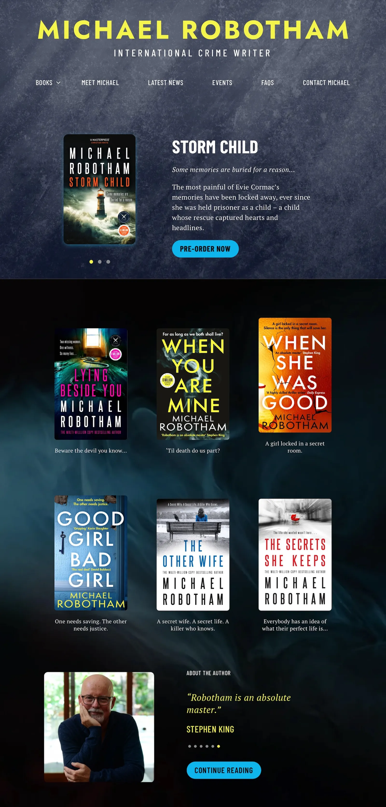 Michael Robotham Website
